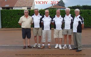 Equipe 4° div. du CH de Fr. 2012 à St Péray